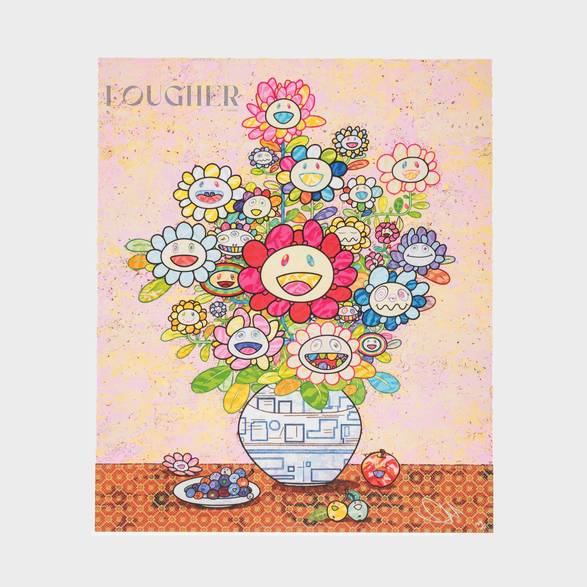 Takashi Murakami, Longing for Zao Wou-Ki's Flower Painting, 2024