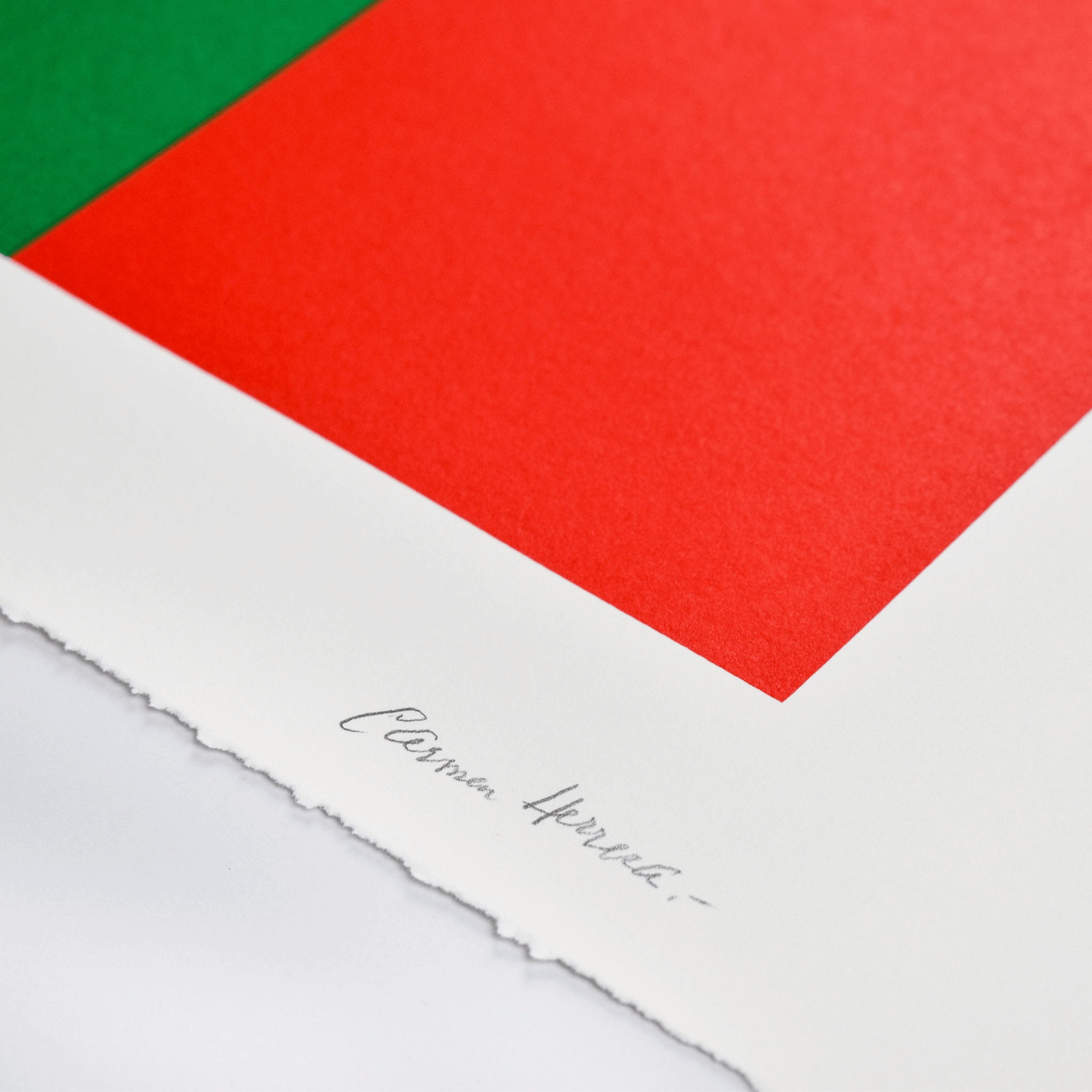 Carmen Herrera, Verde y Rojo for Studio, 2019 For Sale | Lougher Contemporary 