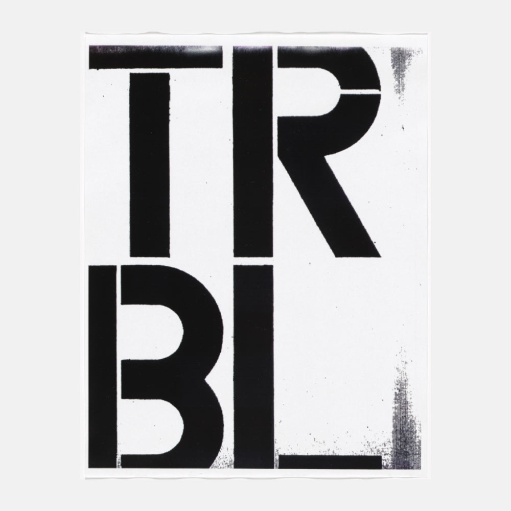 Christopher Wool, Untitled (Cats in Bag), 1990