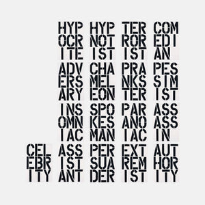 Christopher Wool, Black Book, 1989