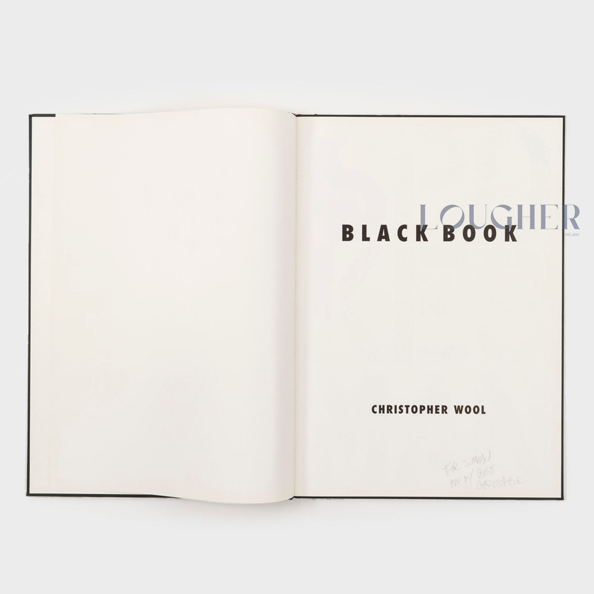 Christopher Wool, Black Book, 1989