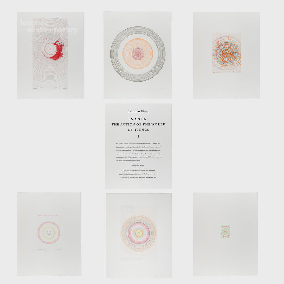 Damien Hirst, In a Spin, the Action of the World on Things, Volume 1, 2022 For Sale - Lougher Contemporary