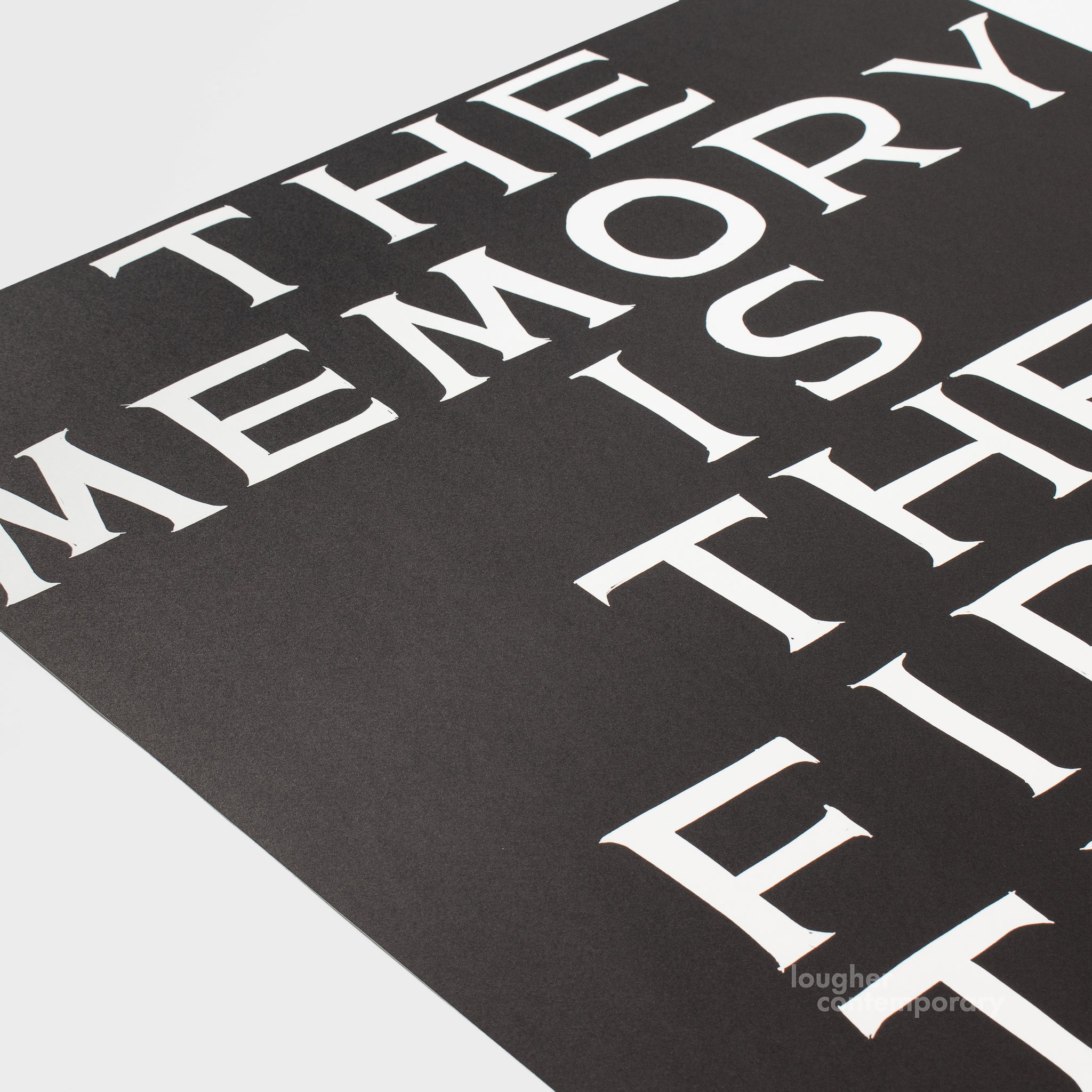 David Shrigley, Linocut (The Memory Is The First Thing To Go), 2022 For Sale | Lougher Contemporary 