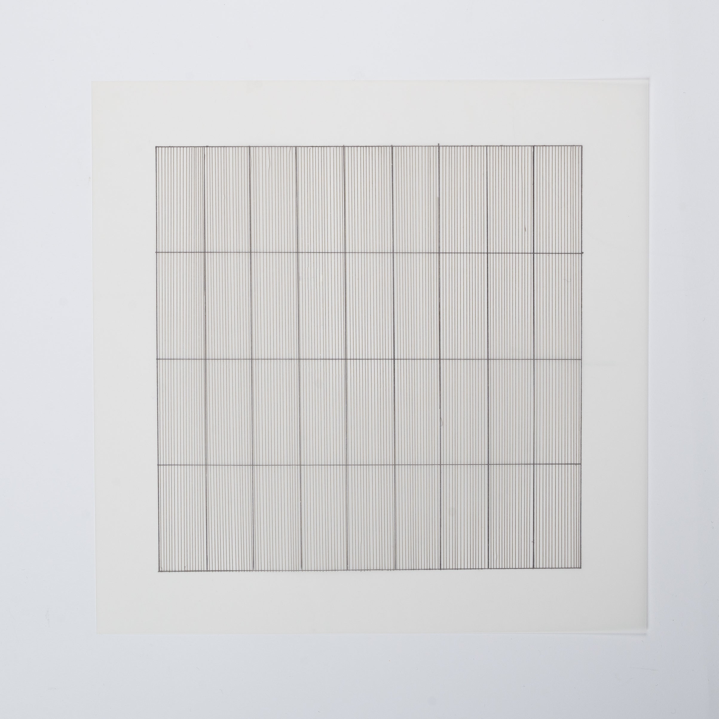 Agnes Martin, Untitled (from Paintings and Drawings: 1974-1990), 1993 For Sale | Lougher Contemporary