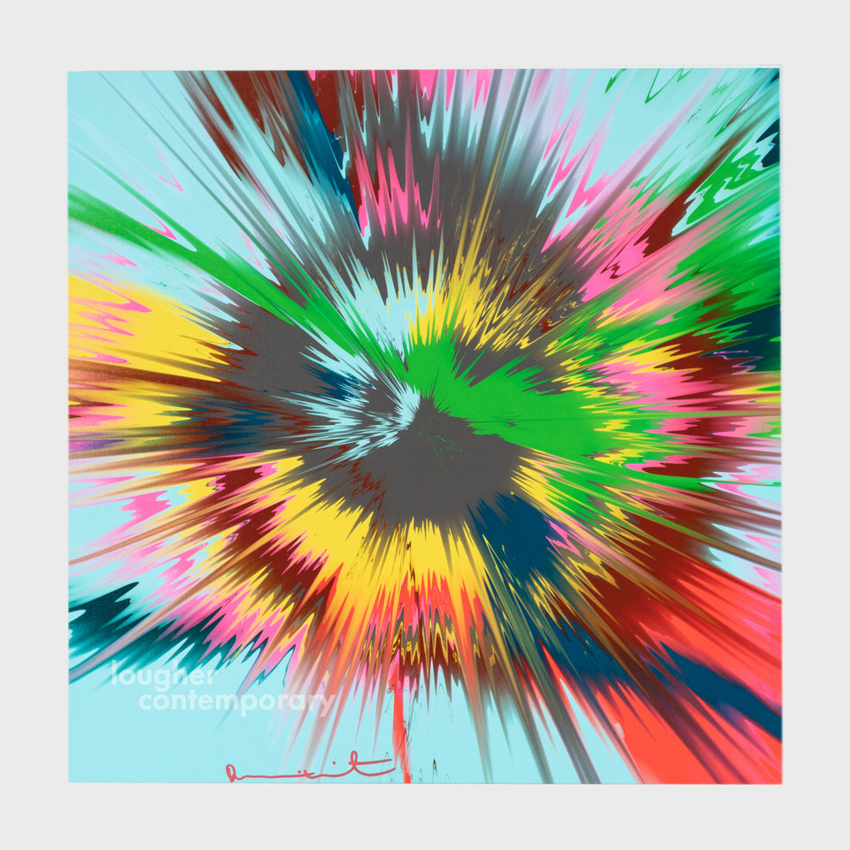 Damien Hirst, H12-6 Beautiful, Skillfully-Worded Archangelic Vapor Painting (unique print from The Beautiful Paintings), 2023 For Sale - Lougher Contemporary