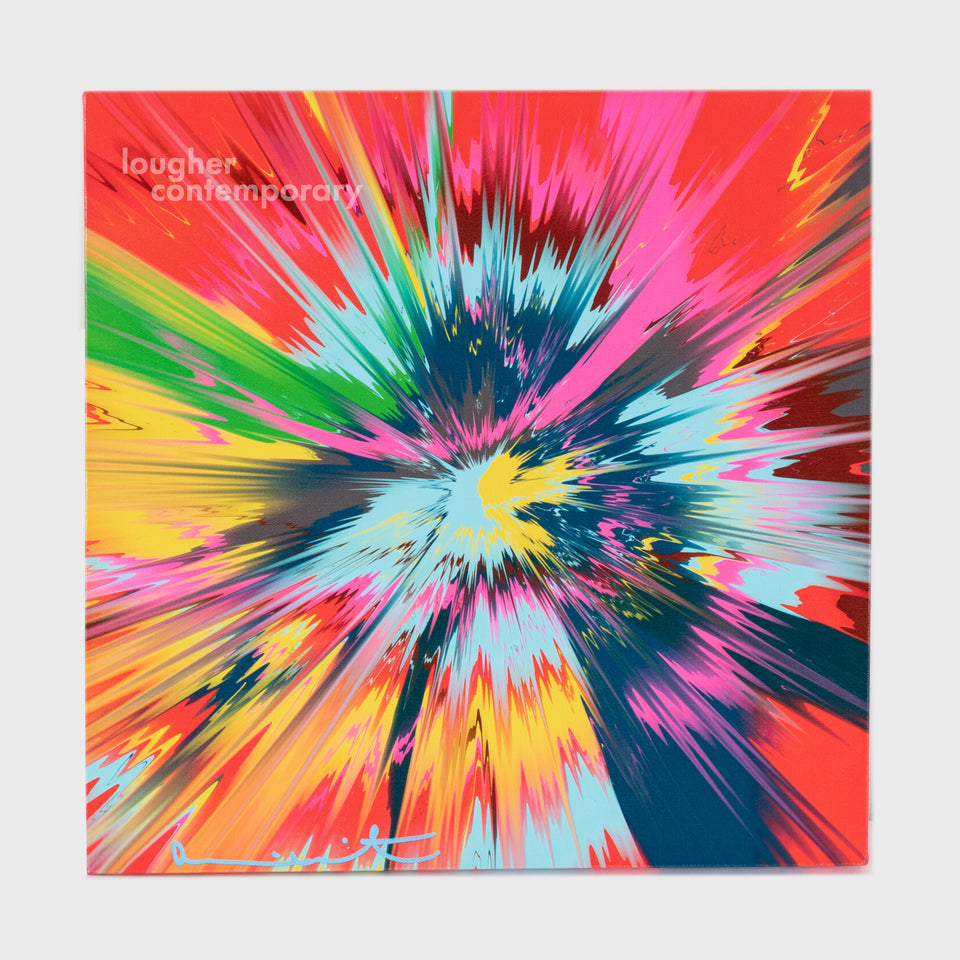 Damien Hirst, H12-7 Beautiful, Too Meagre, Half Alive, Admirably Characteristic Vapor Painting (from The Beautiful Paintings), 2023 For Sale - Lougher Contemporary