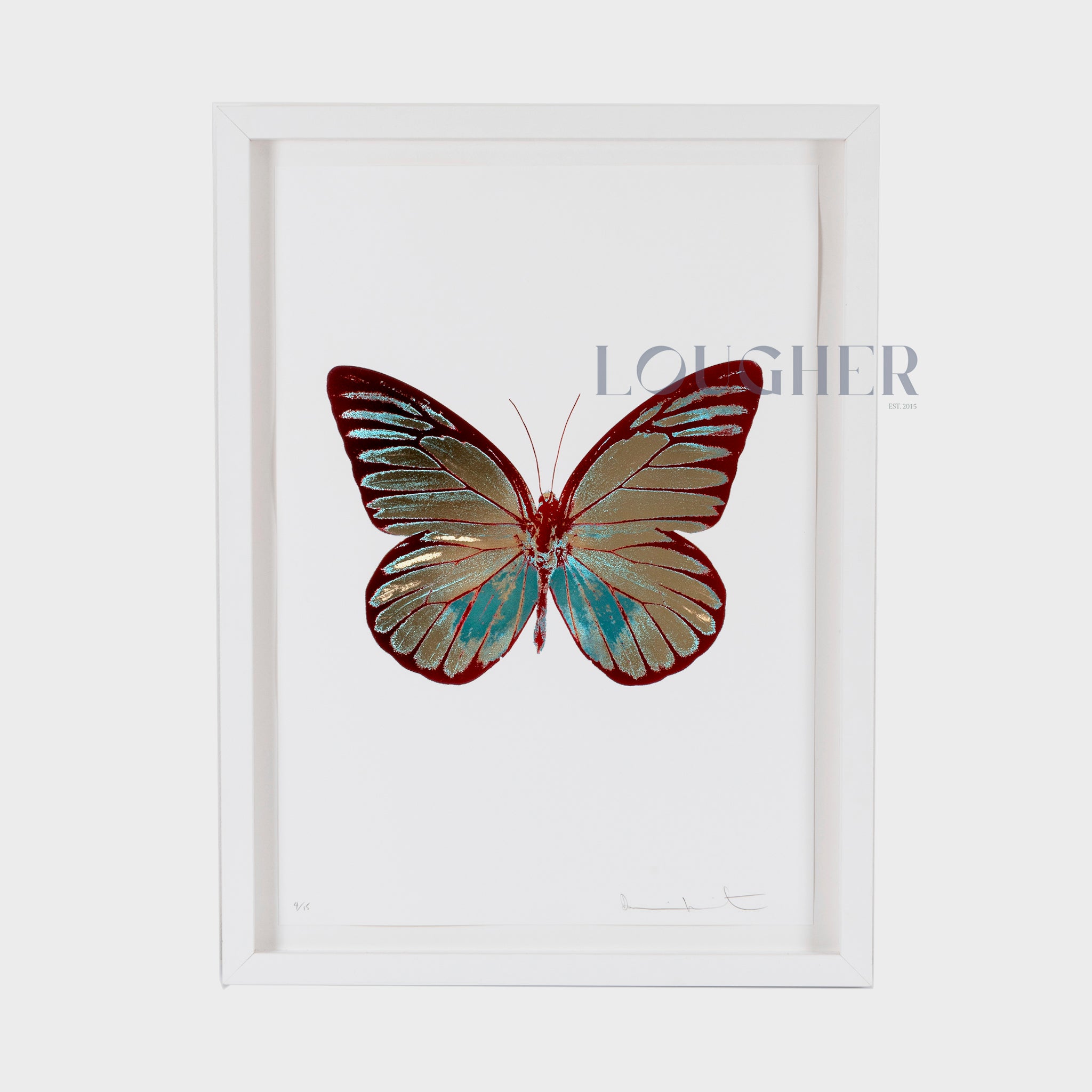 Damien Hirst, The Souls I (Grafix Gold, Topaz, Chilli Red), 2010