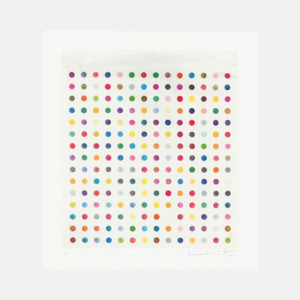 Damien Hirst, Untitled B (Spot Drawing), 2025 For Sale | Lougher Contemporary