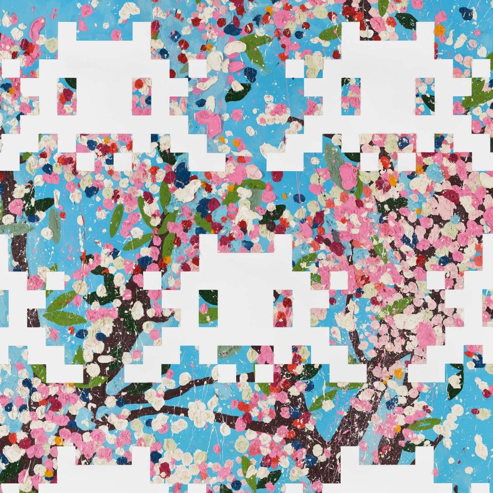 Damien Hirst x Invader, TT5-1 Invaded Blossom, 2026