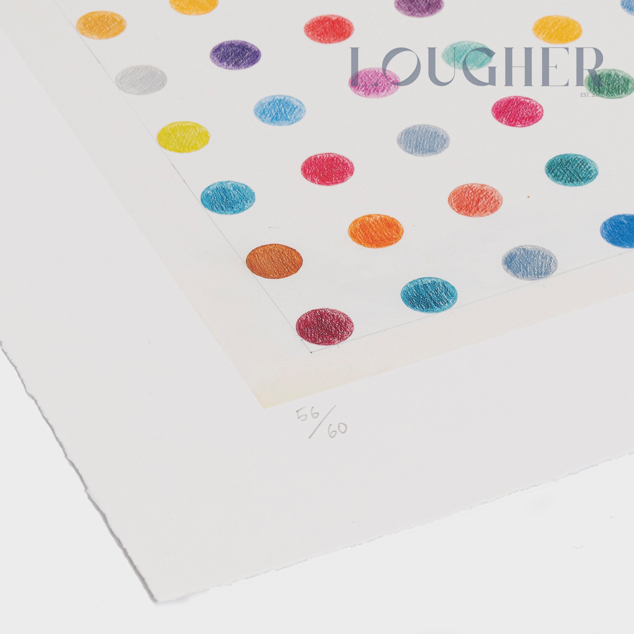 Damien Hirst, Untitled B (Spot Drawing), 2025 For Sale | Lougher Contemporary
