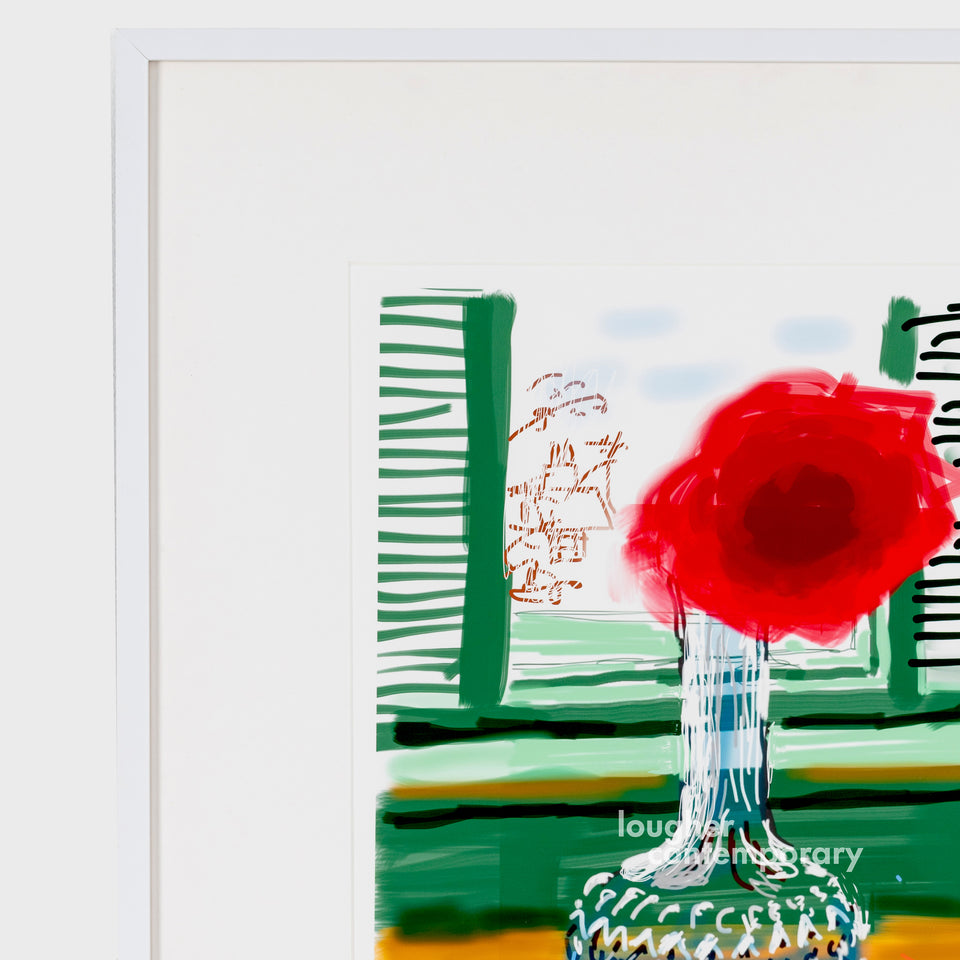 David Hockney, My Window. iPad drawing ‘No. 281’, 2019 For Sale - Lougher Contemporary