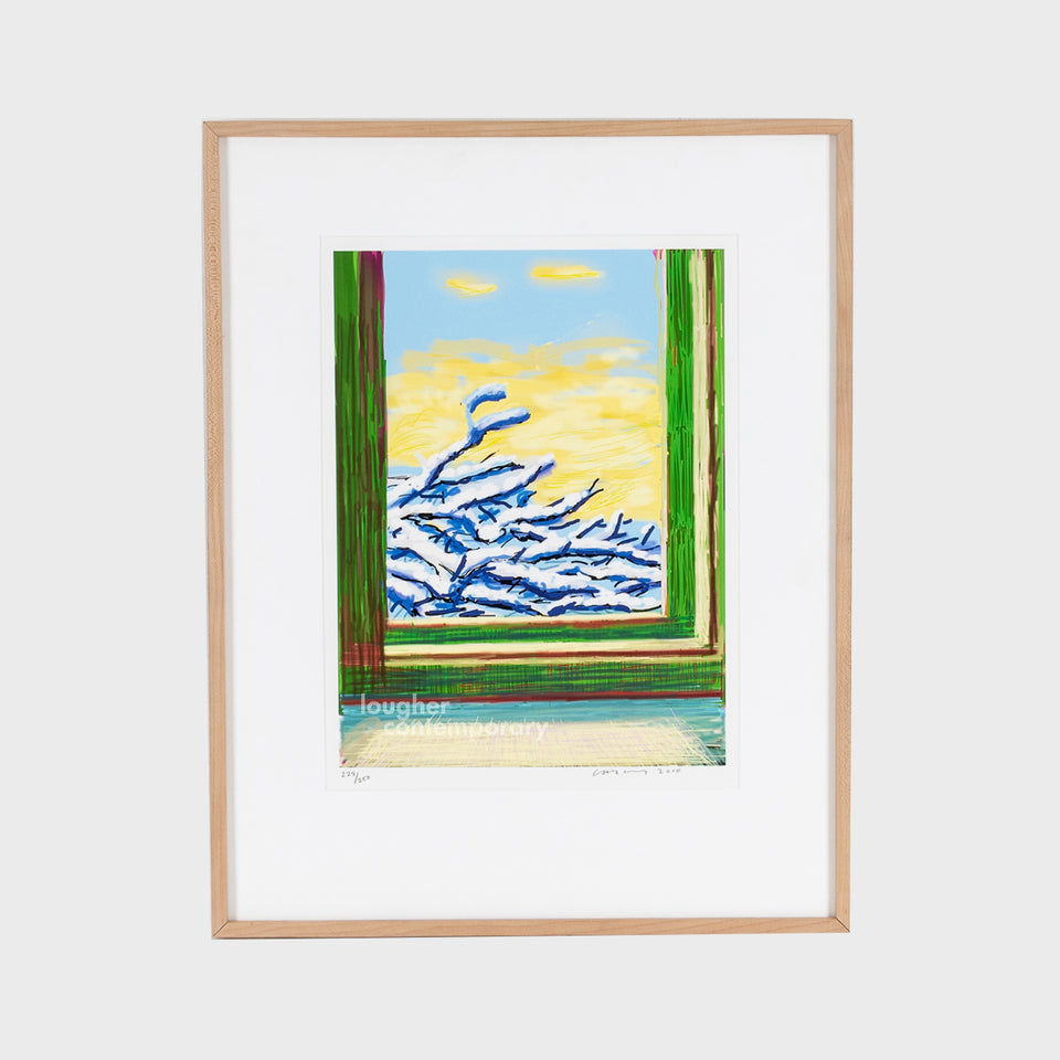 David Hockney, My Window, iPad drawing ‘No. 610', 2019 For Sale - Lougher Contemporary