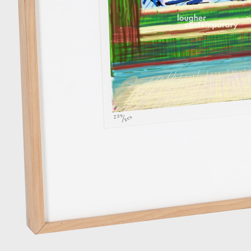 David Hockney, My Window, iPad drawing ‘No. 610', 2019 For Sale - Lougher Contemporary