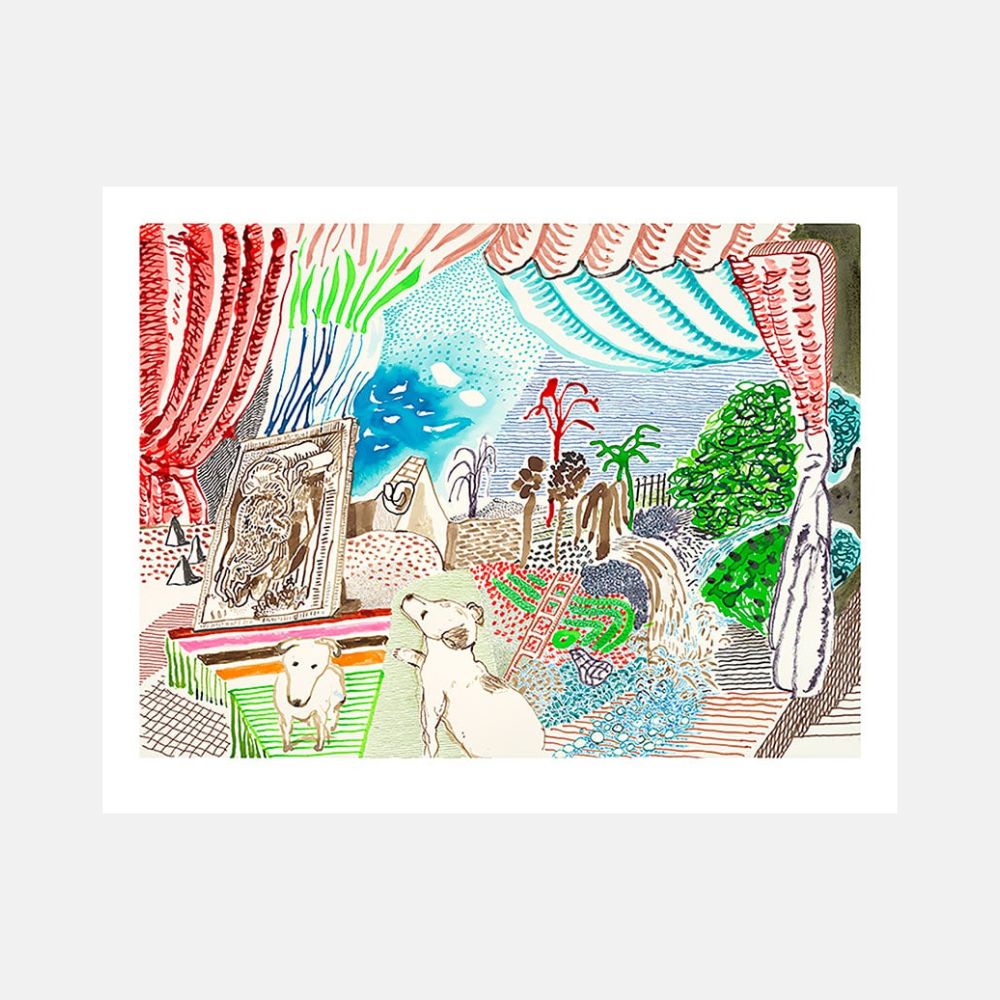 David Hockney, Ruby Dreaming, 2019