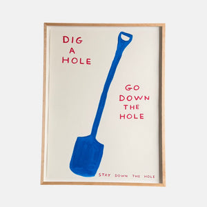 David Shrigley, Untitled (Dig a Hole), 2020