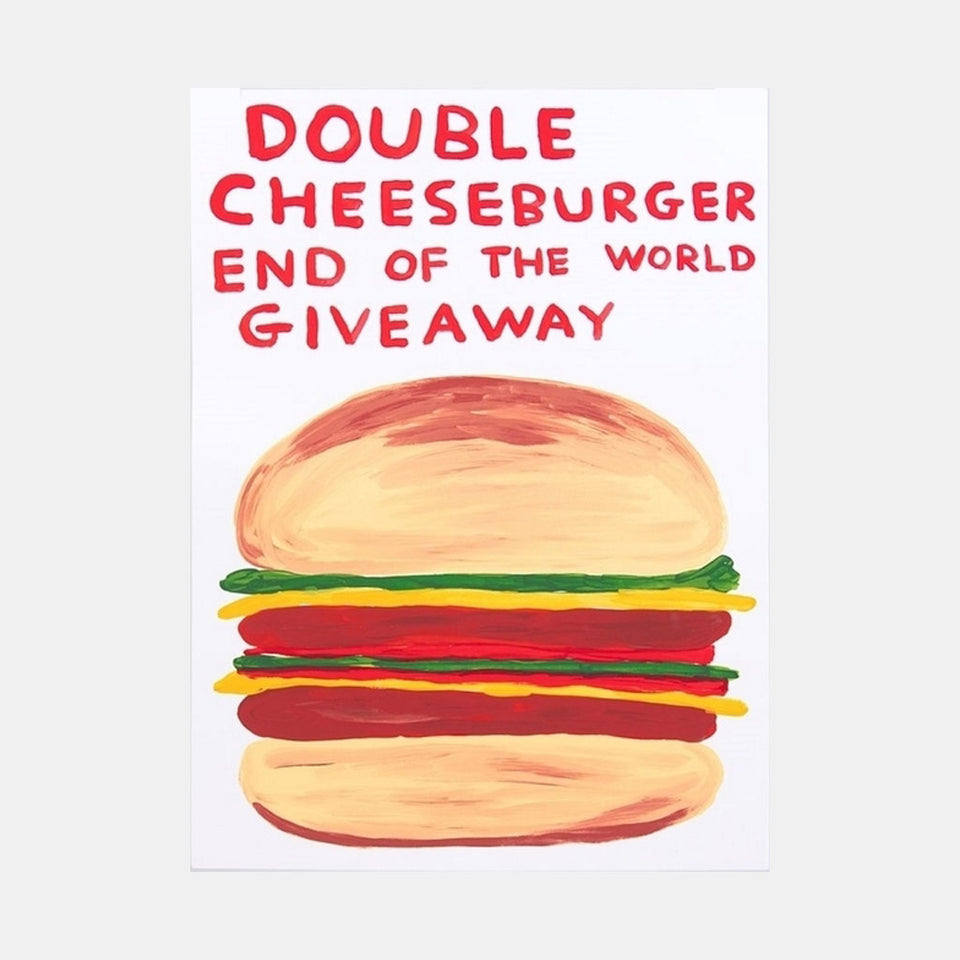 David Shrigley, Double Cheeseburger, 2020 For Sale - Lougher Contemporary