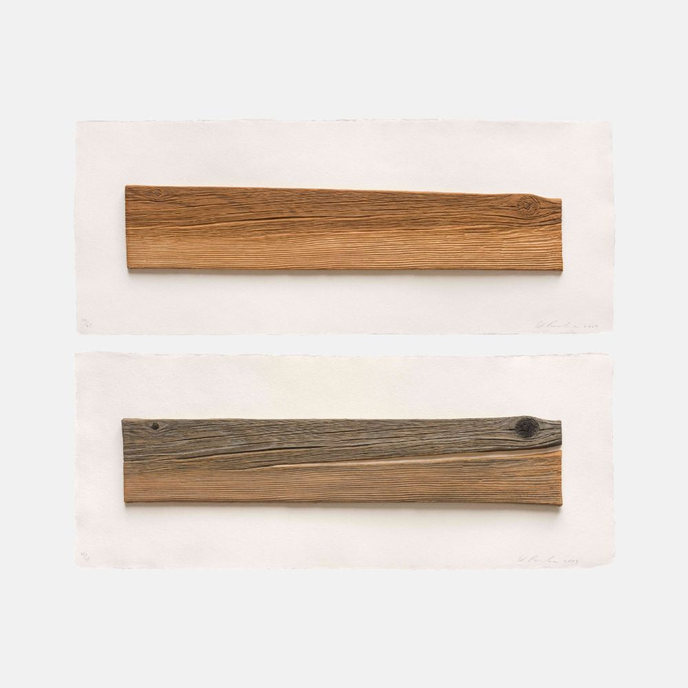 Ed Ruscha, New Wood, Old Wood, 2007