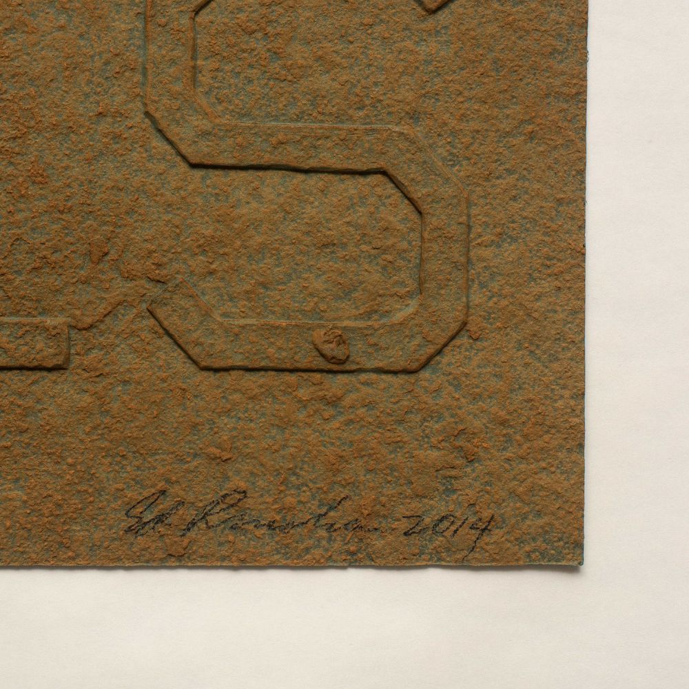 Ed Ruscha, Rusty Signs - Cash for Tools 1, 2014