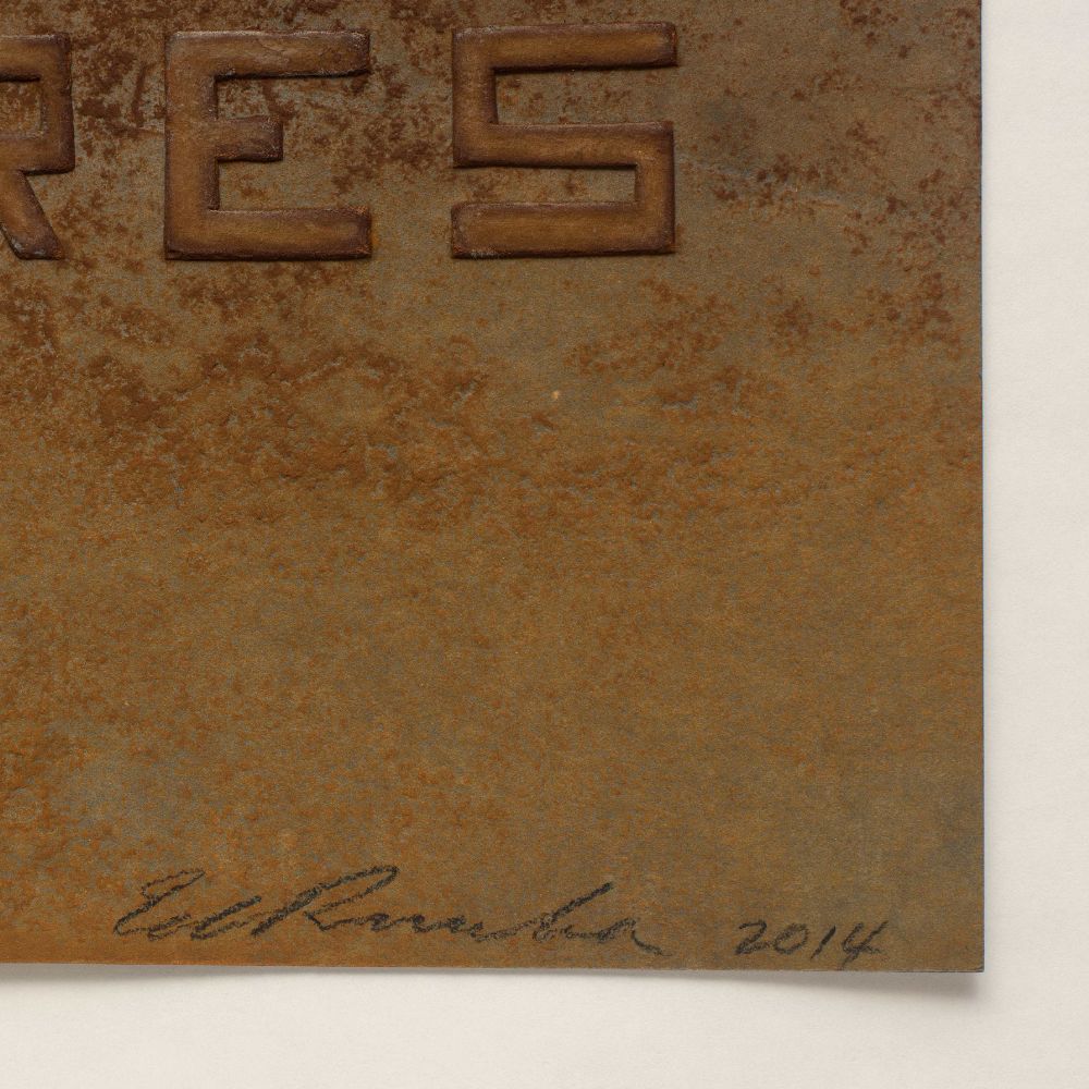 Ed Ruscha, Rusty Signs - For Sale, 2014
