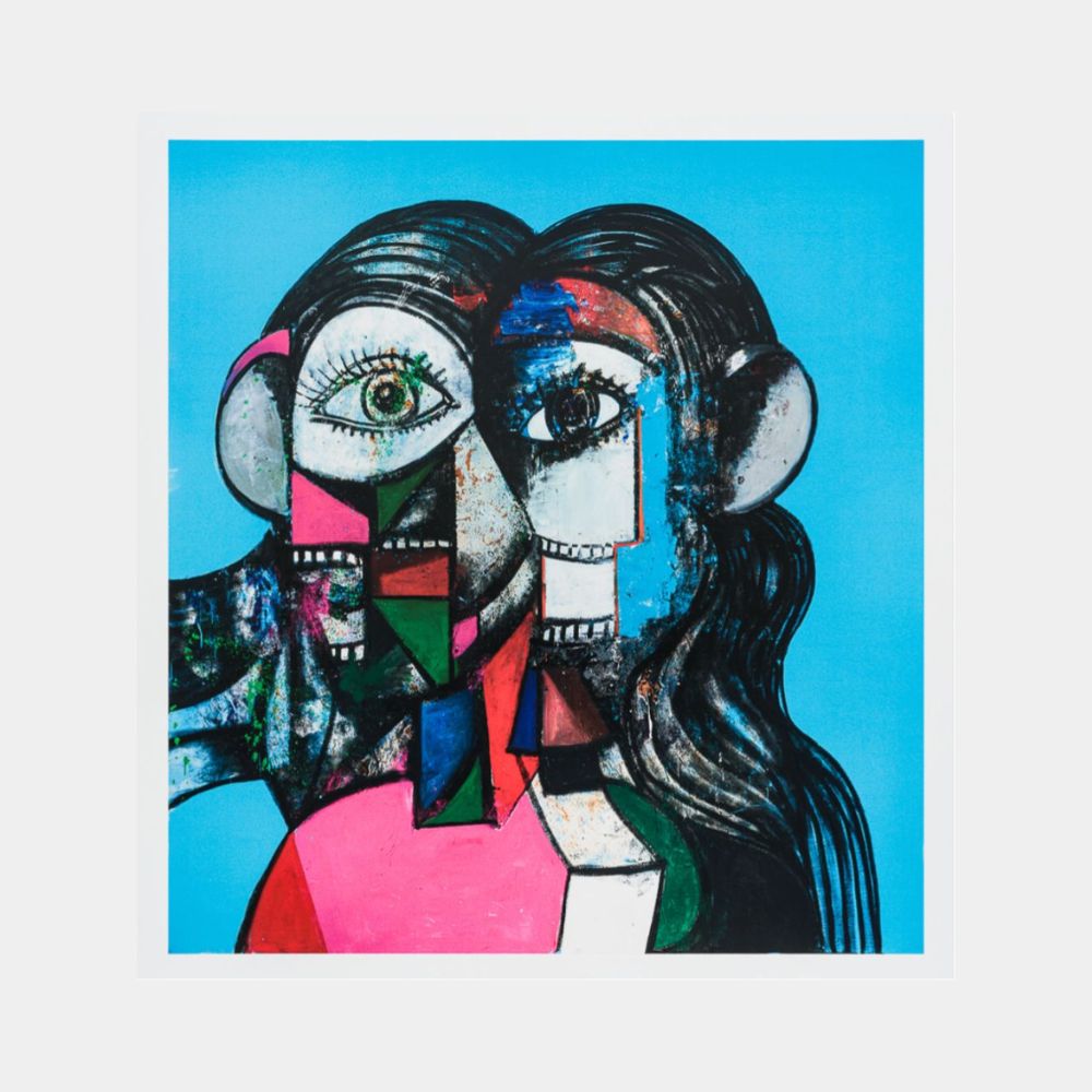 George Condo, Prismatic Head Composition, 2024 For Sale | Lougher Contemporary 