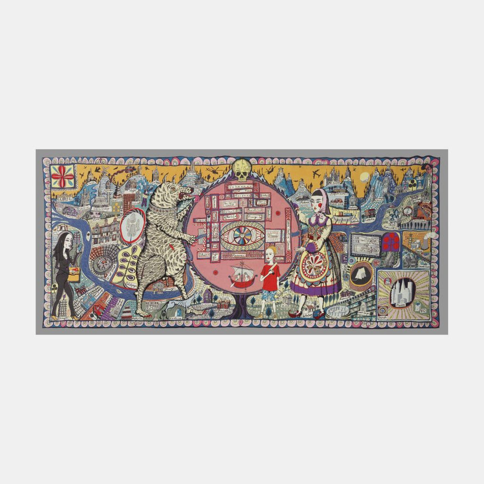 Grayson Perry, Map of Truths and Beliefs, 2011 For Sale - Lougher Contemporary