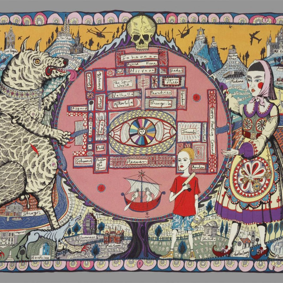 Grayson Perry, Map of Truths and Beliefs, 2011 For Sale - Lougher Contemporary