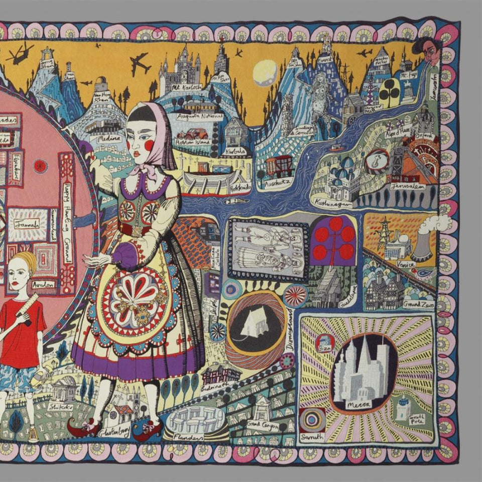 Grayson Perry, Map of Truths and Beliefs, 2011 For Sale - Lougher Contemporary
