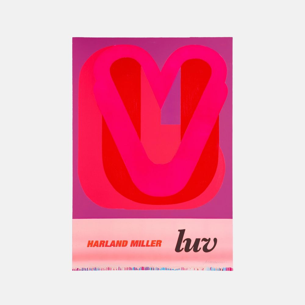 Harland Miller, LUV (Large), 2023