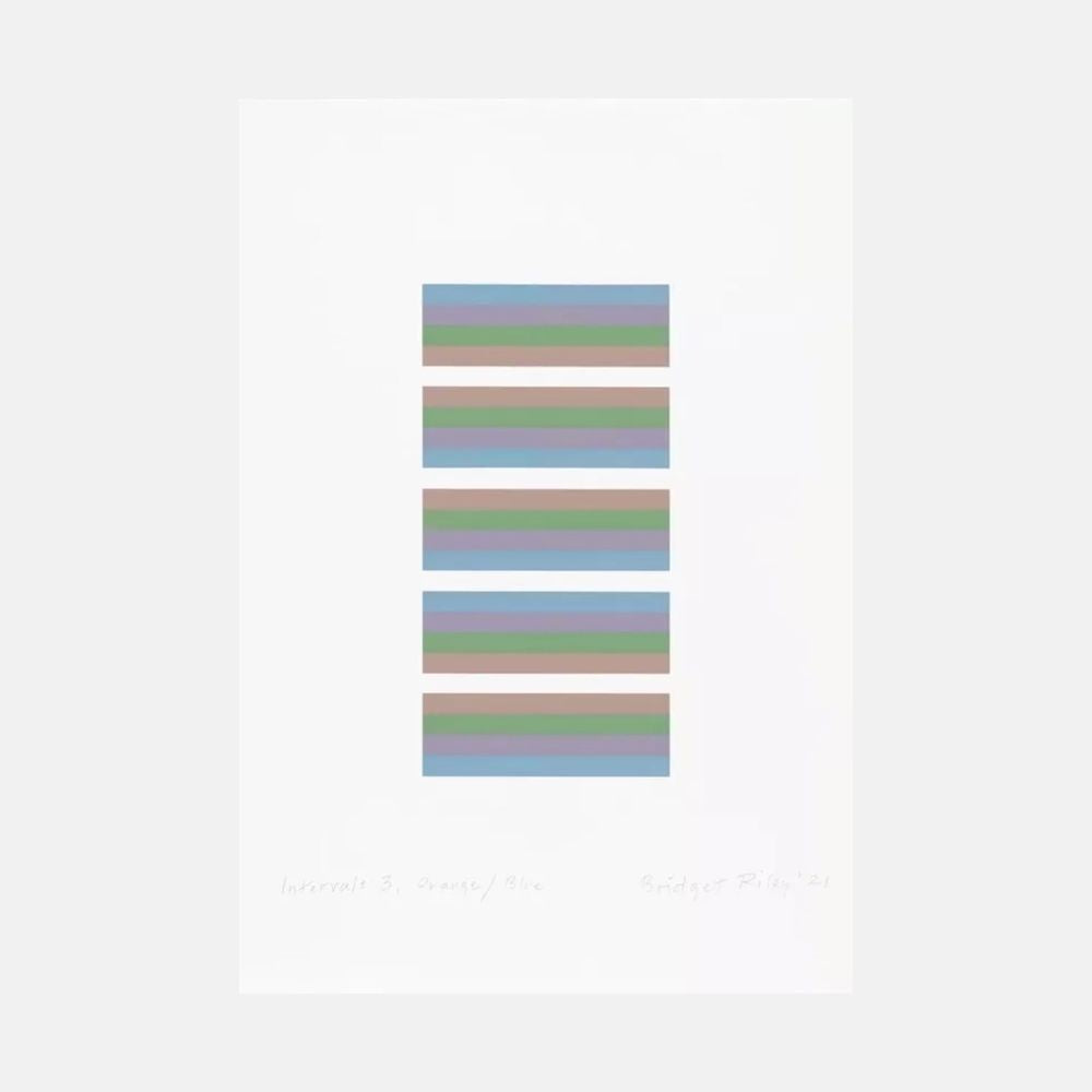 Bridget Riley, Intervals 3 (full set of 3), 2021 For Sale - Lougher Contemporary