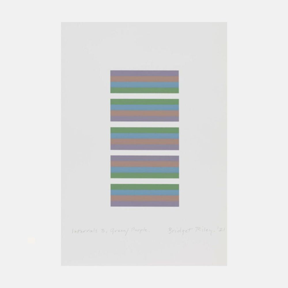 Bridget Riley, Intervals 3 (full set of 3), 2021 For Sale - Lougher Contemporary