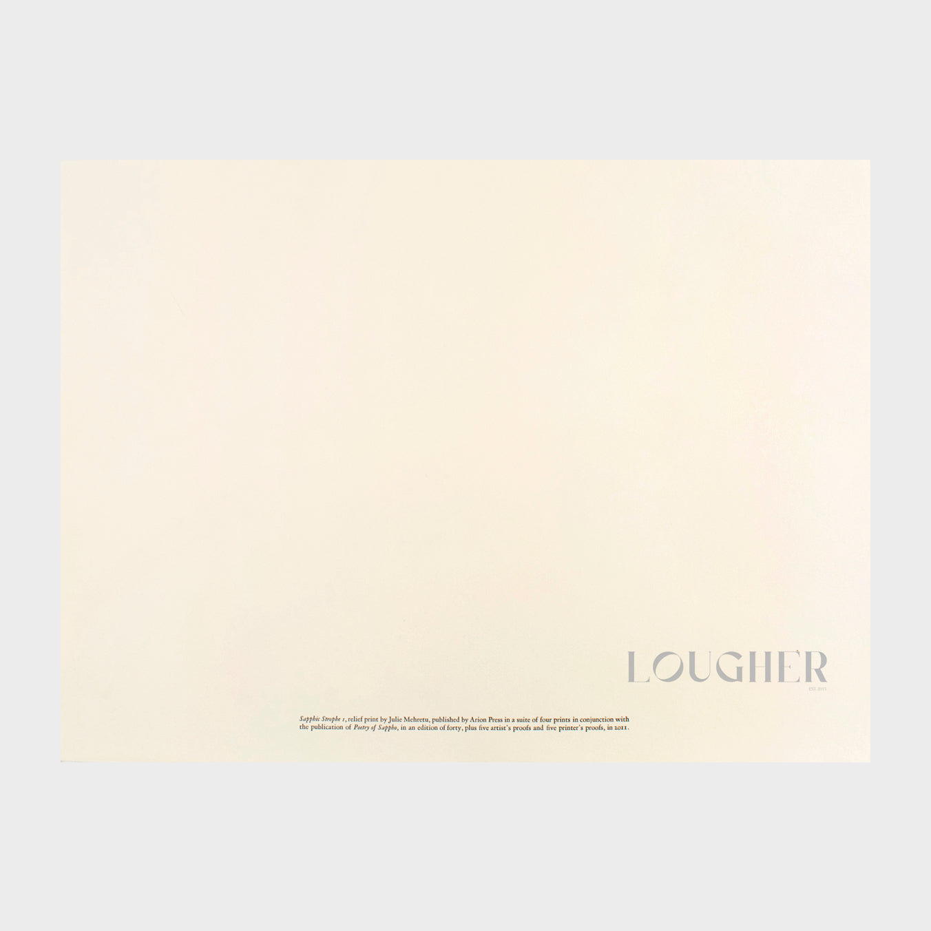 Julie Mehretu, Sapphic Strophe 1 (from Sapphic Strophes: A Suite of Four Prints), 2011 For Sale | Lougher Contemporary 