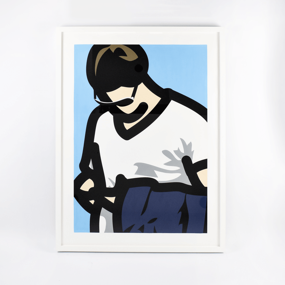 Julian Opie, Tourist with Phone (From the Tourists Series), 2014 For Sale - Lougher Contemporary