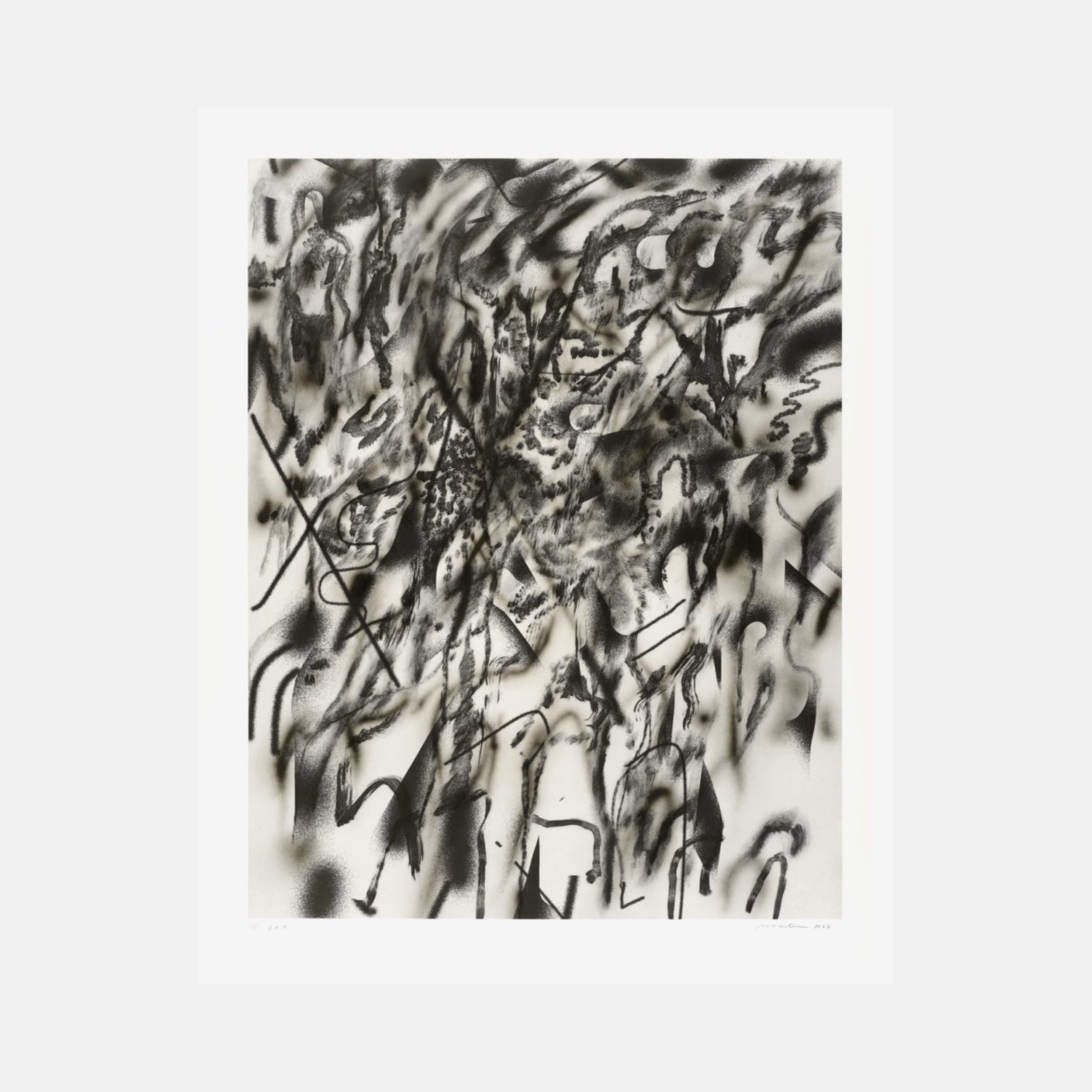 Julie Mehretu, Set of three: Corner of Lake and Minnehaha, 2022 For Sale | Lougher Contemporary 