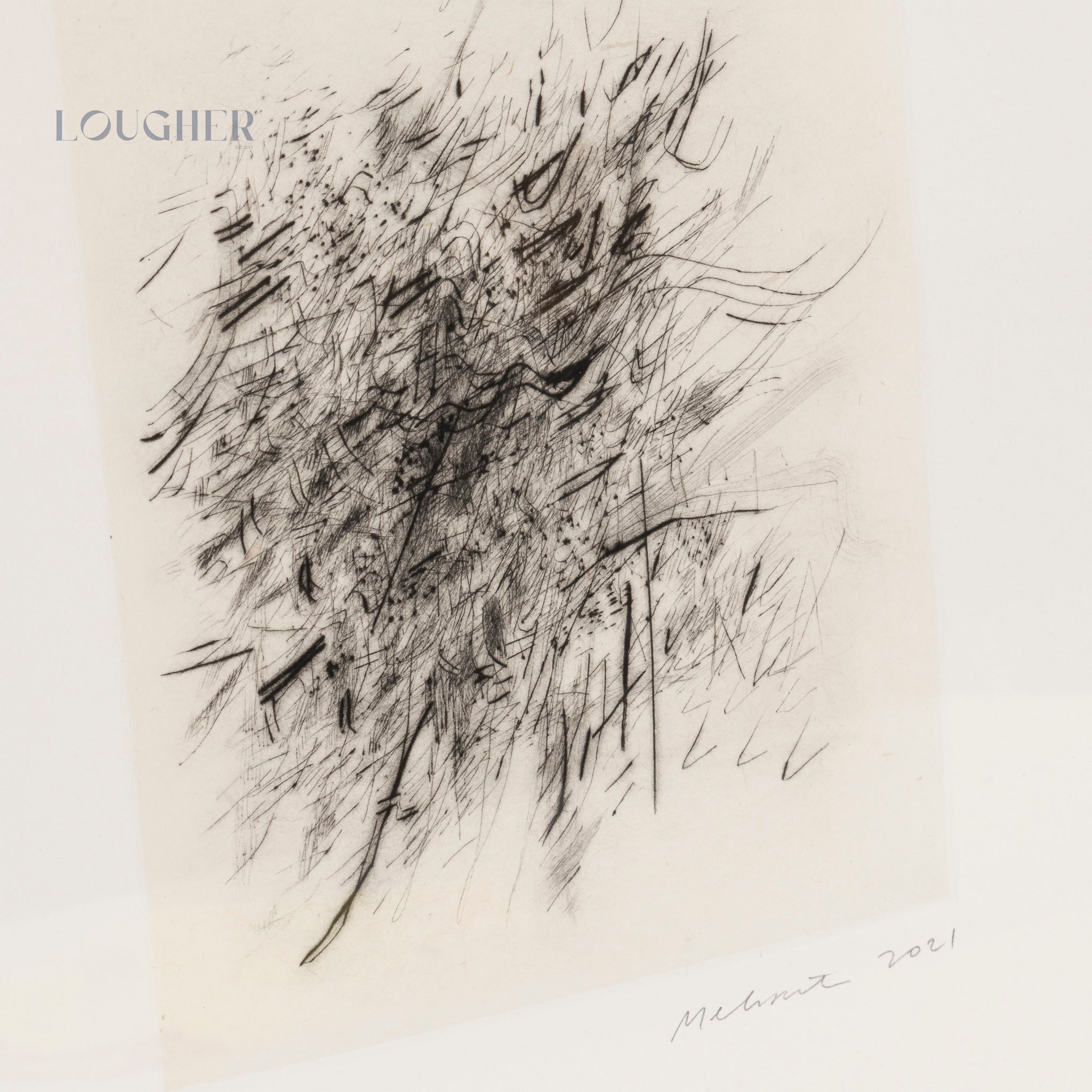 Julie Mehretu , Amulet in Crowd, 2021 For Sale | Lougher Contemporary 