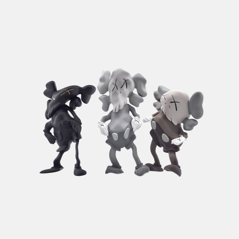KAWS x Robert Lazzarini, Distorted Companion (Set of 3), 2010