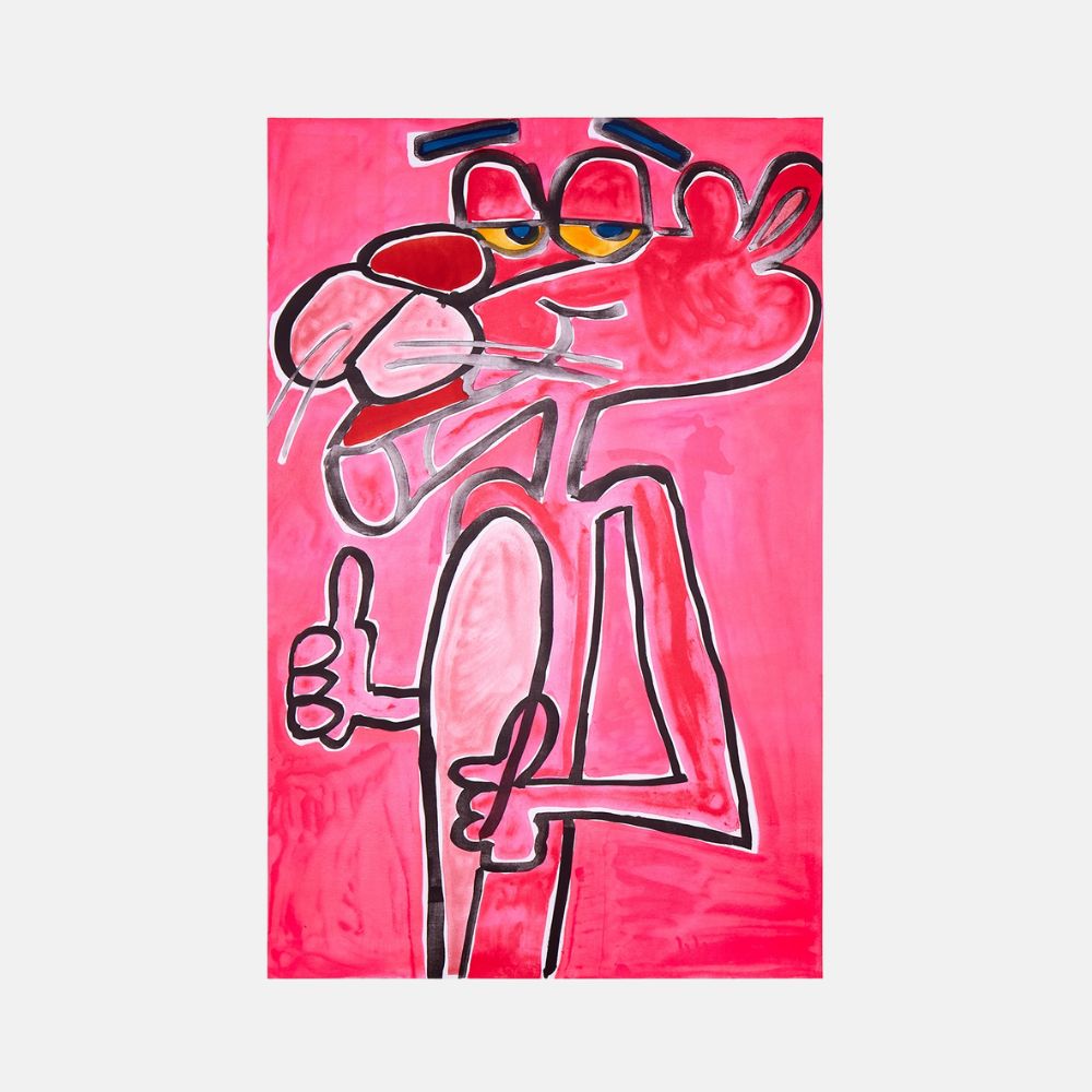 Katherine Bernhardt, Pink, 2019 For Sale | Lougher Contemporary 