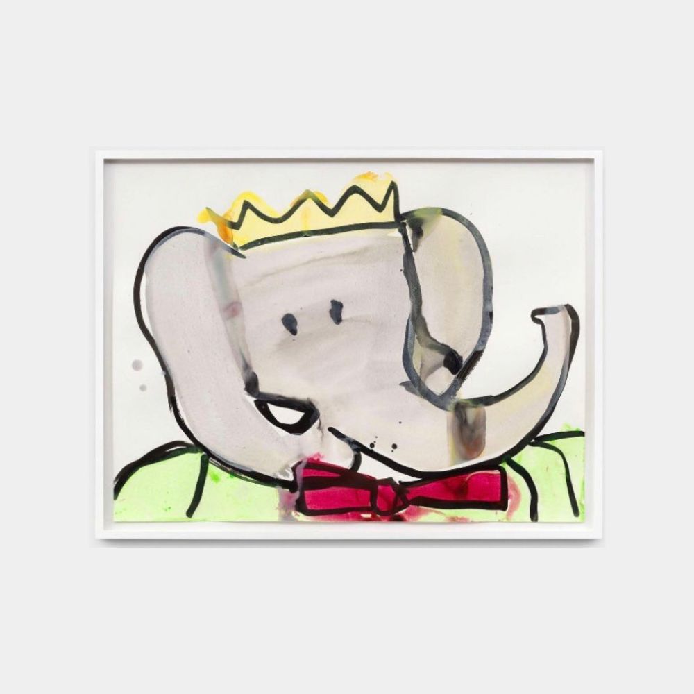 Katherine Bernhardt, Untitled (Babar), 2019 For Sale | Lougher Contemporary 