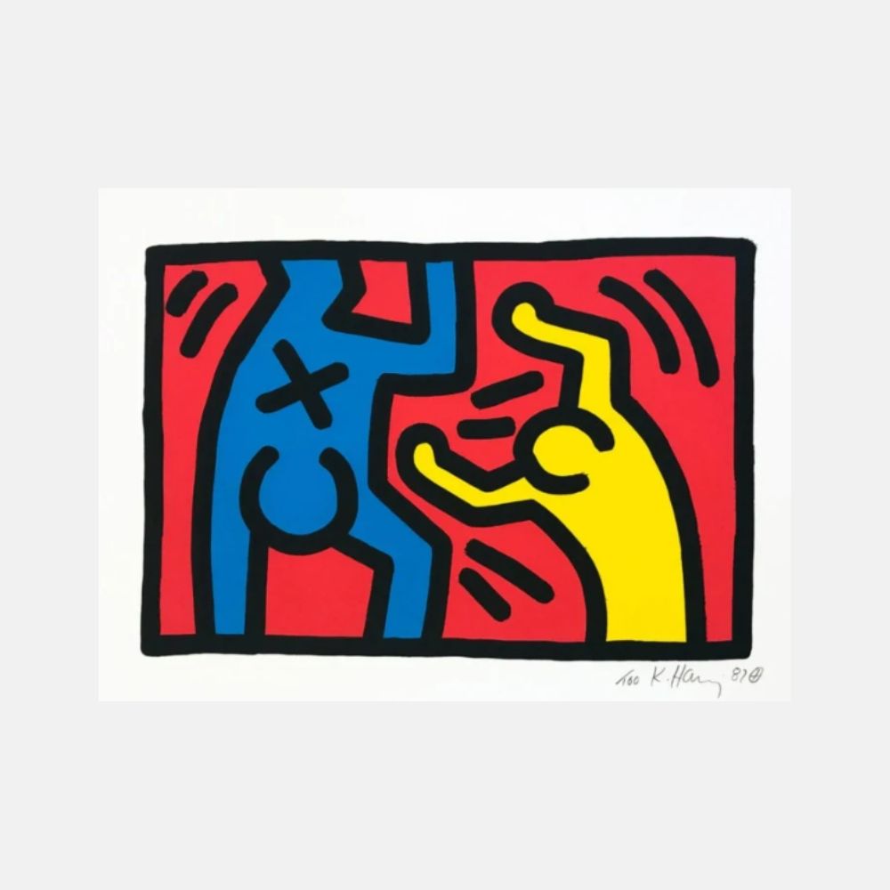 Keith Haring, Untitled (Littman p.74-75), 1987 For Sale | Lougher Contemporary 