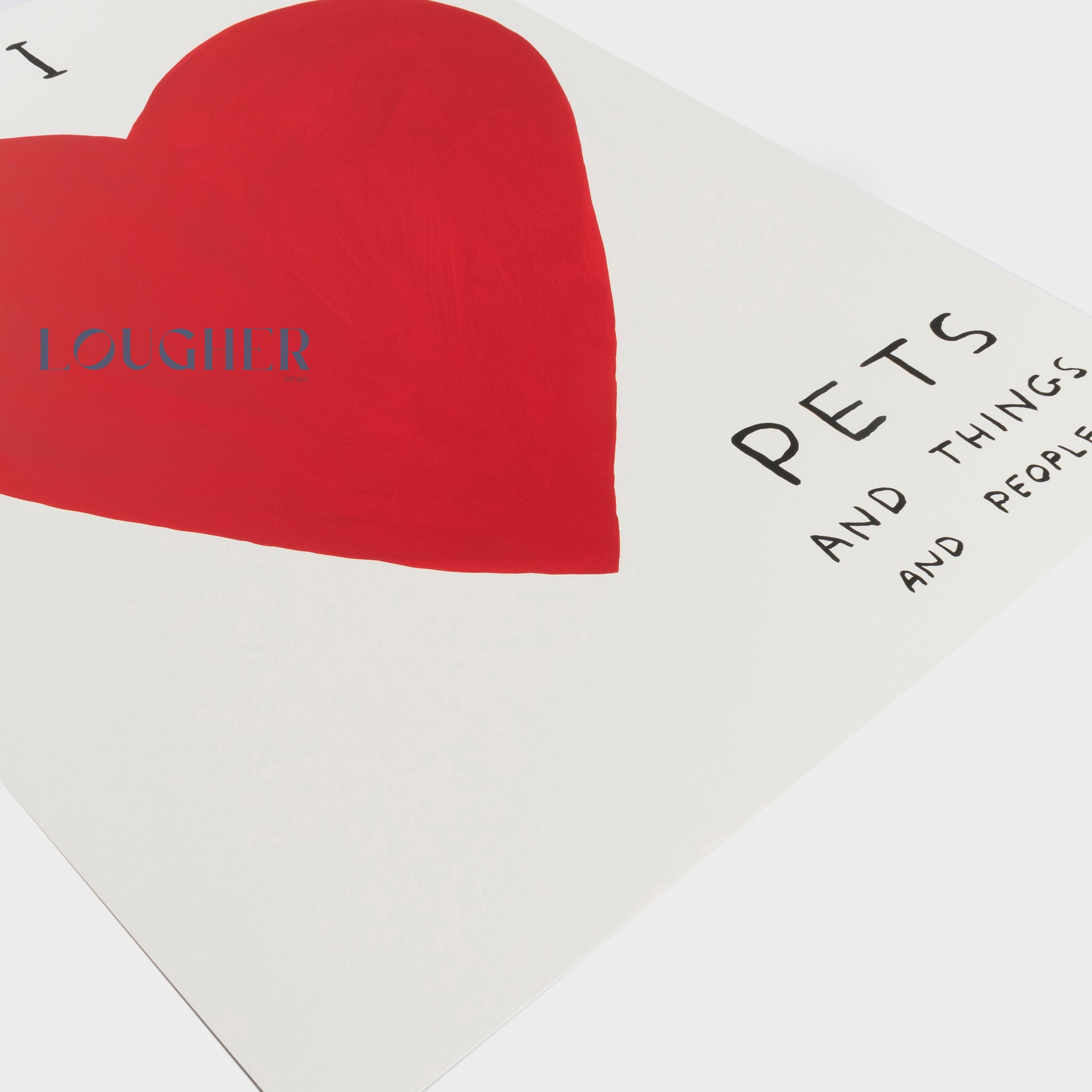 David Shrigley, I Love…, 2019