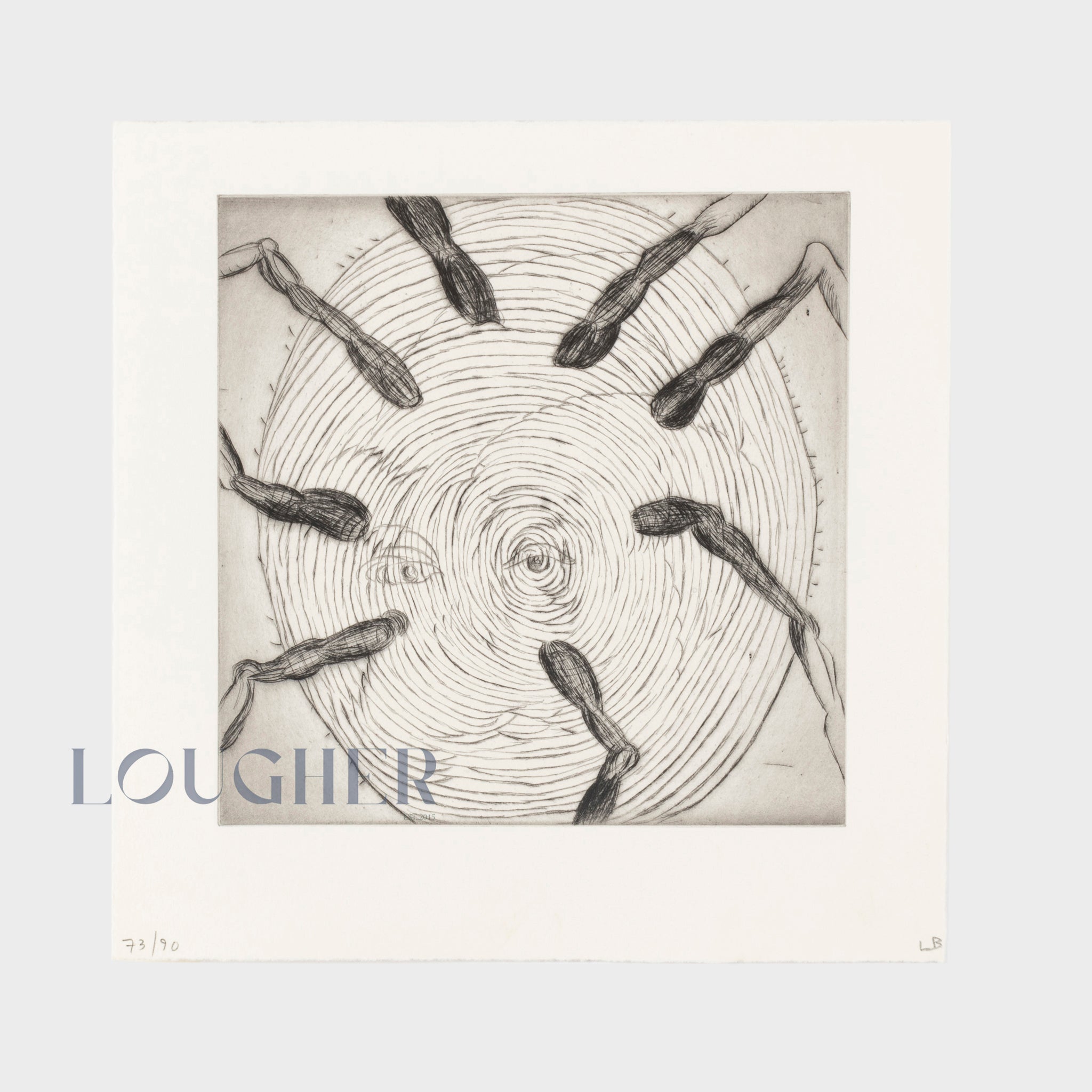 Limited edition Louise Bourgeois Untitled plate 6 print from Ode à Ma Mère, created in 1995 by Lougher Contemporary.