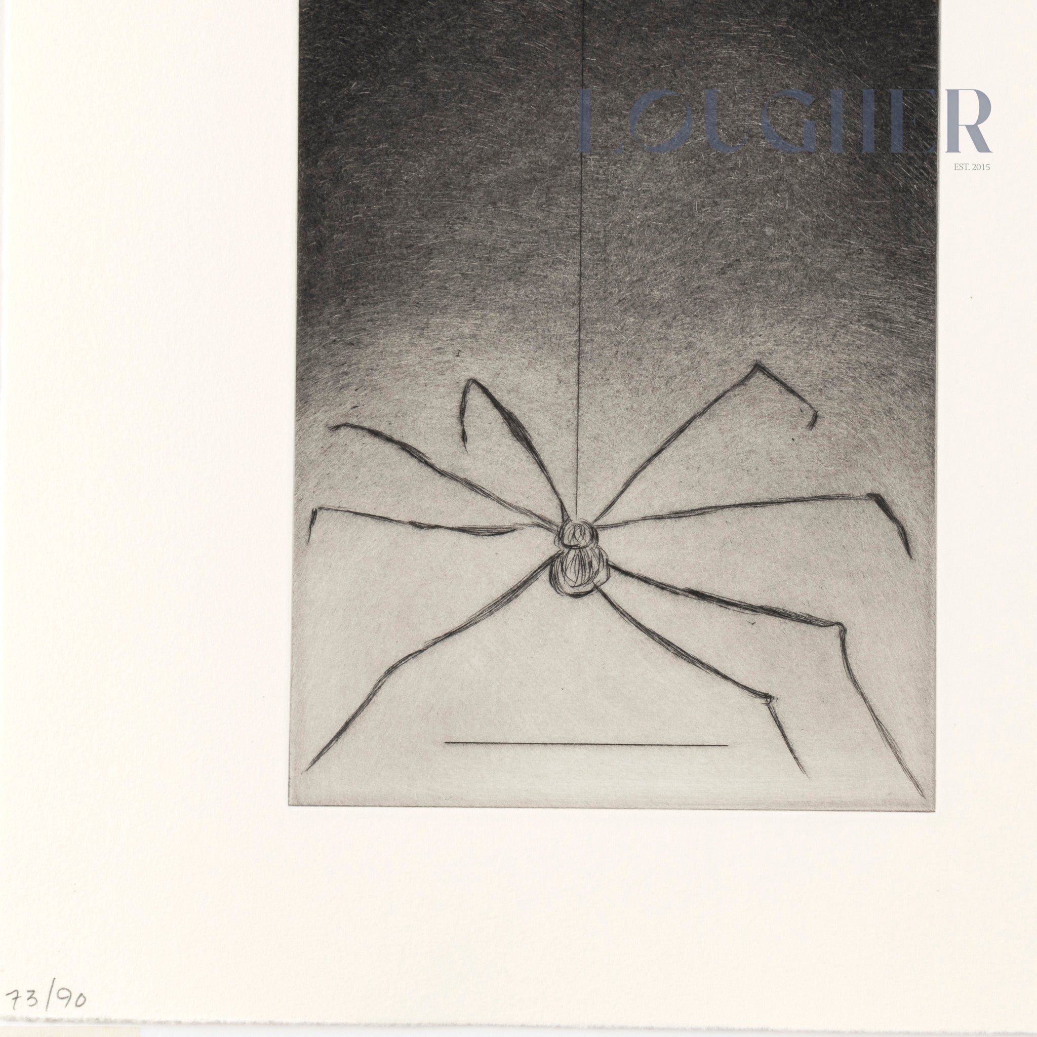 Limited edition print of Louise Bourgeois' Untitled, plate 5 from Ode à Ma Mère, 1995, showcasing abstract art in a contemporary style.