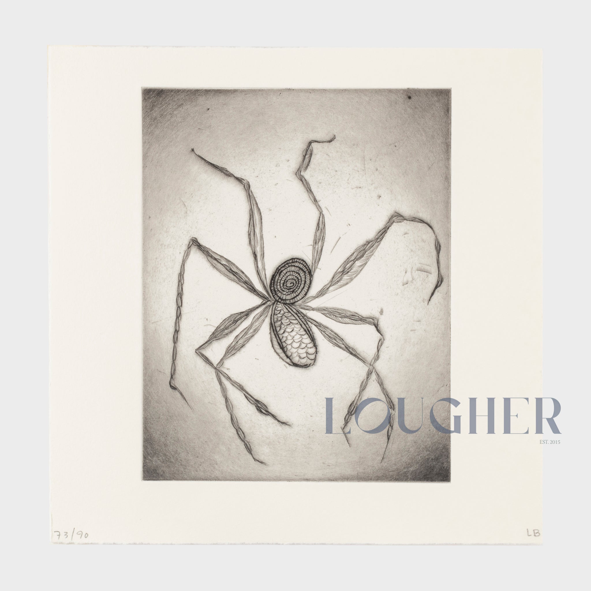 Limited edition print of Louise Bourgeois's Untitled, plate 8 from Ode à Ma Mère, 1995, by Lougher Contemporary, featuring detailed artwork.
