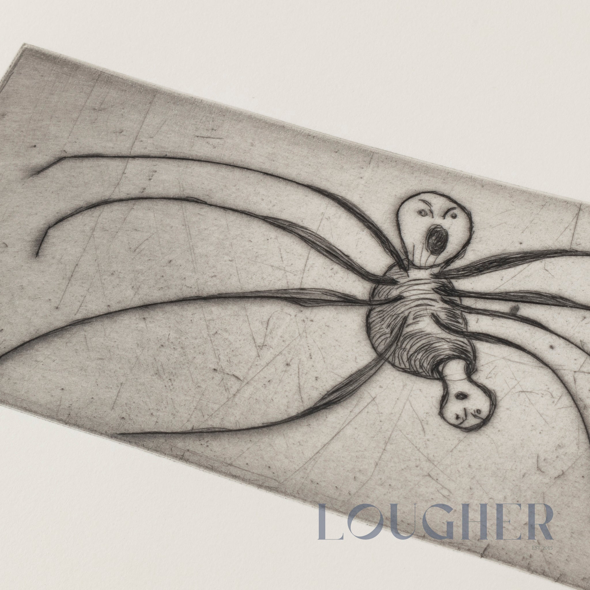 Limited edition Louise Bourgeois Untitled plate 9 print from Ode à Ma Mère, 1995, displayed on a neutral background.