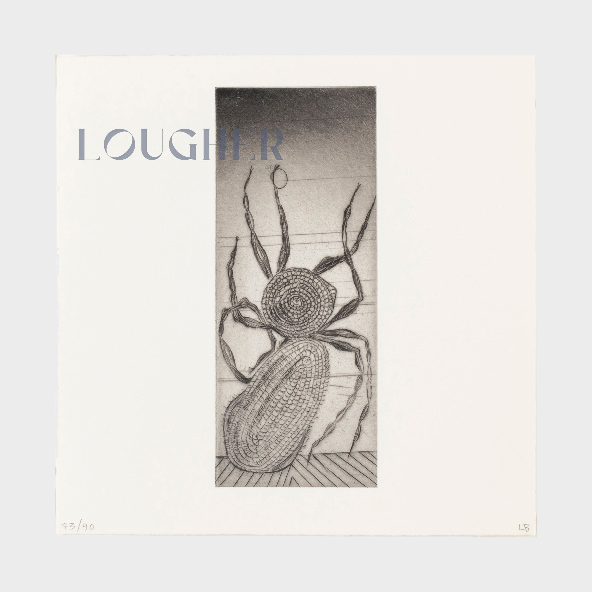 Limited edition Louise Bourgeois Untitled plate 1 print from Ode à Ma Mère, 1995, displayed in a modern art gallery setting.