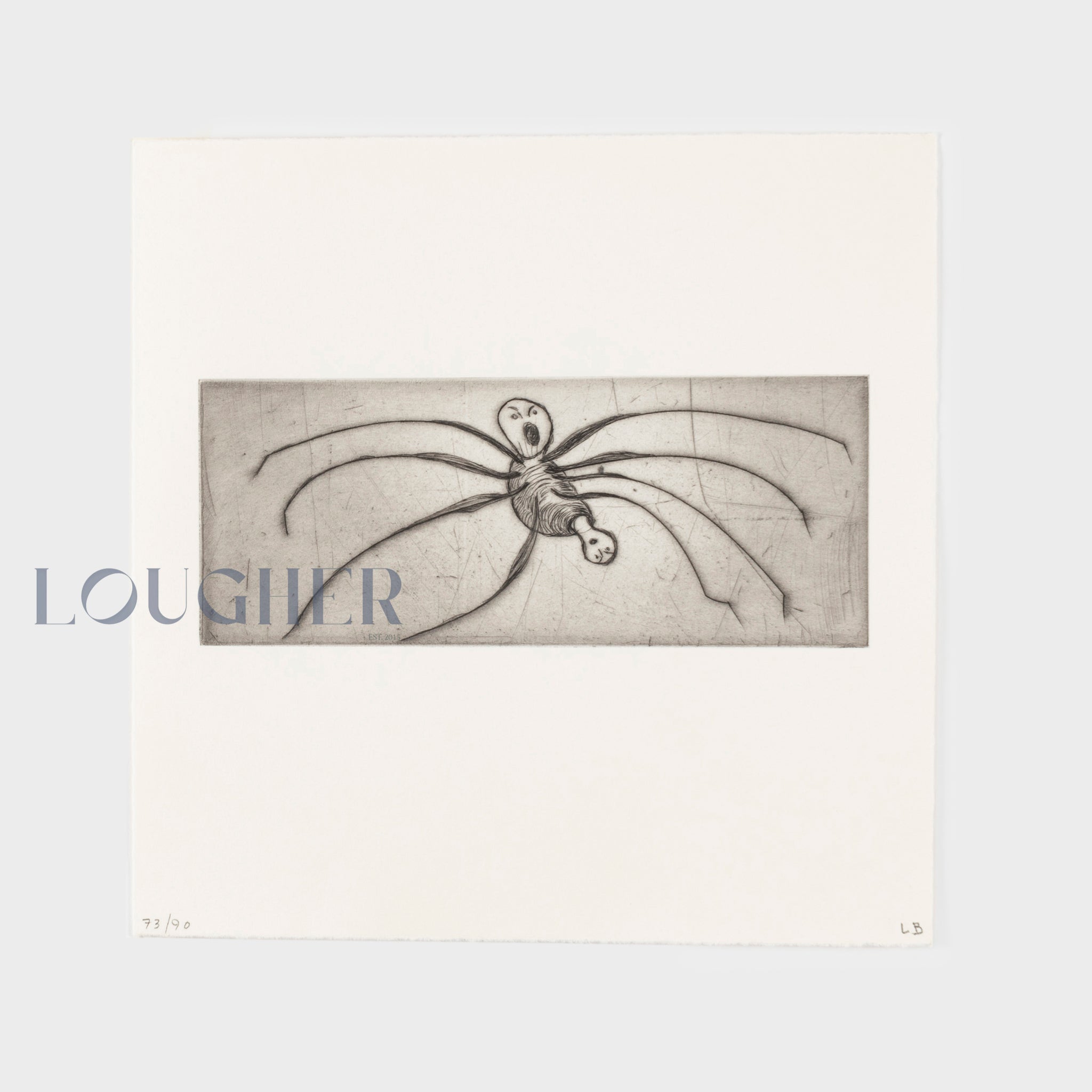 Limited edition Louise Bourgeois Untitled plate 9 print from Ode à Ma Mère, 1995, by Lougher Contemporary, showcasing intricate artwork.