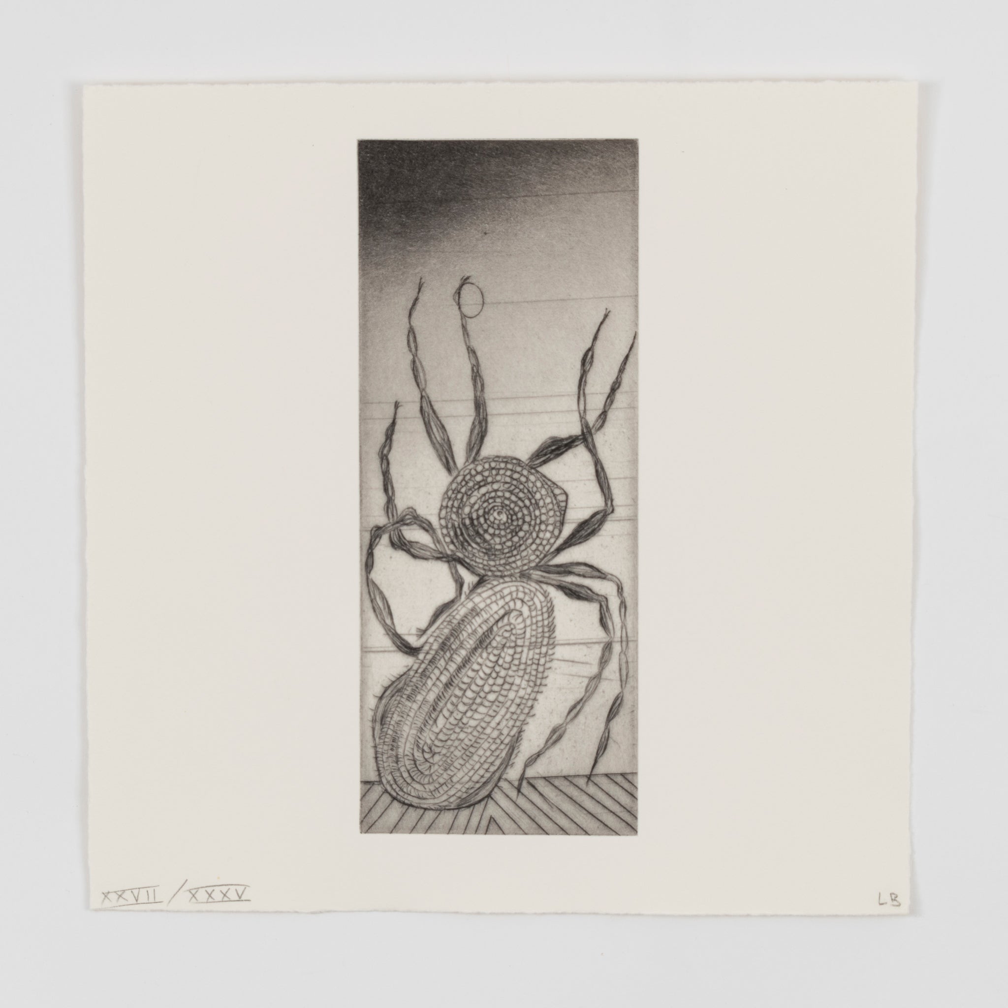Limited edition print of Louise Bourgeois's Ode à Ma Mère (1995) by Lougher Contemporary, showing the artwork's detailed imagery.