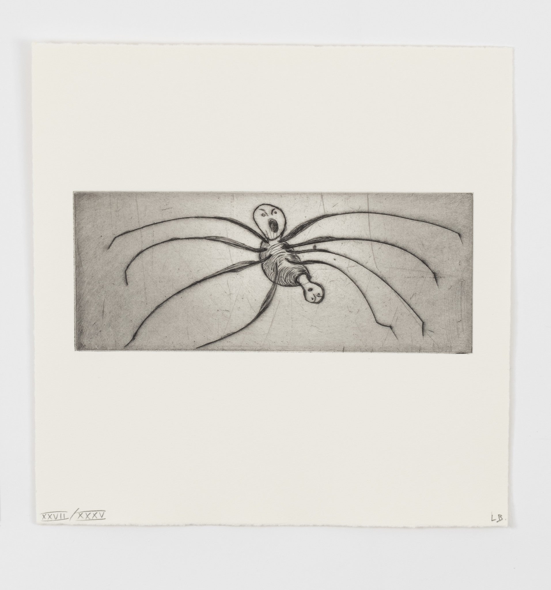 Limited edition print of Louise Bourgeois' Ode à Ma Mère (1995) by Lougher Contemporary, showcasing the artwork's intricate details.