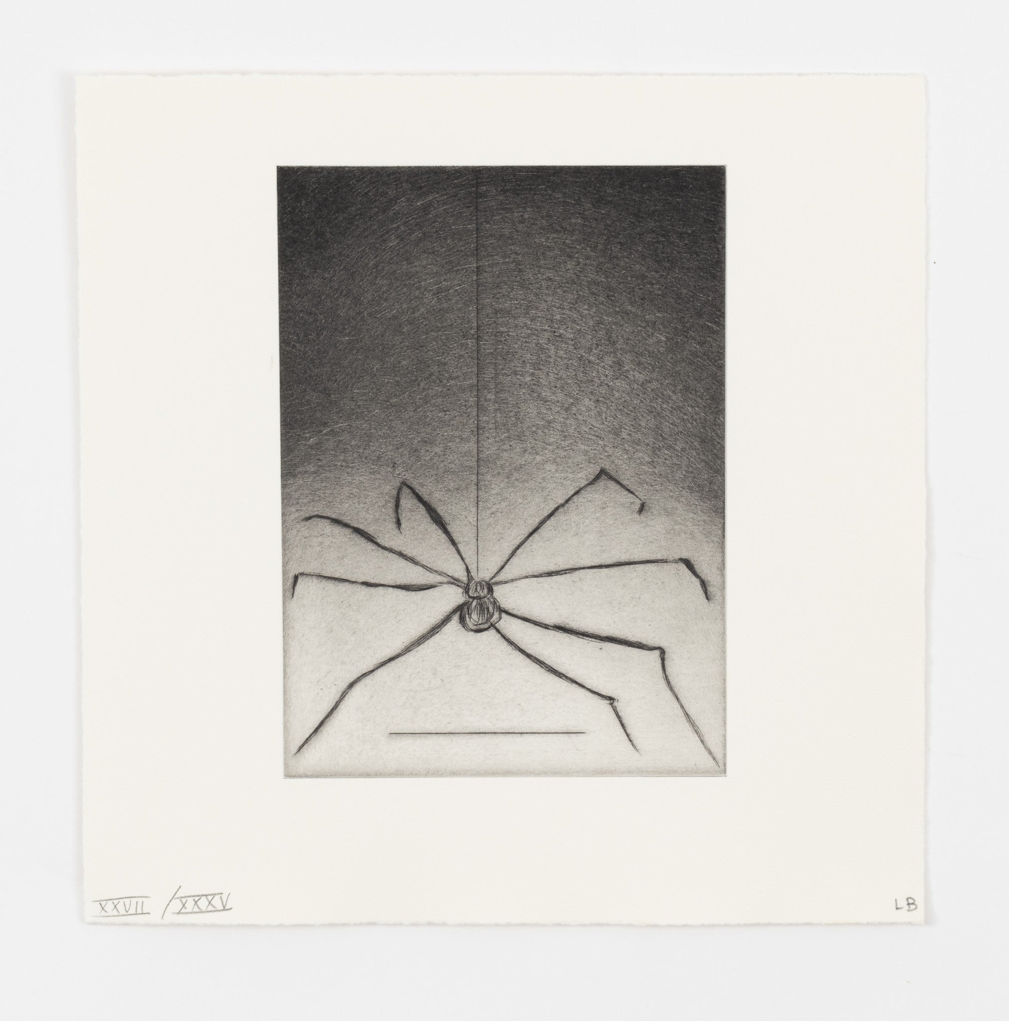 Limited edition print of Louise Bourgeois's Ode à Ma Mère (1995) by Lougher Contemporary, featuring detailed artwork on paper.