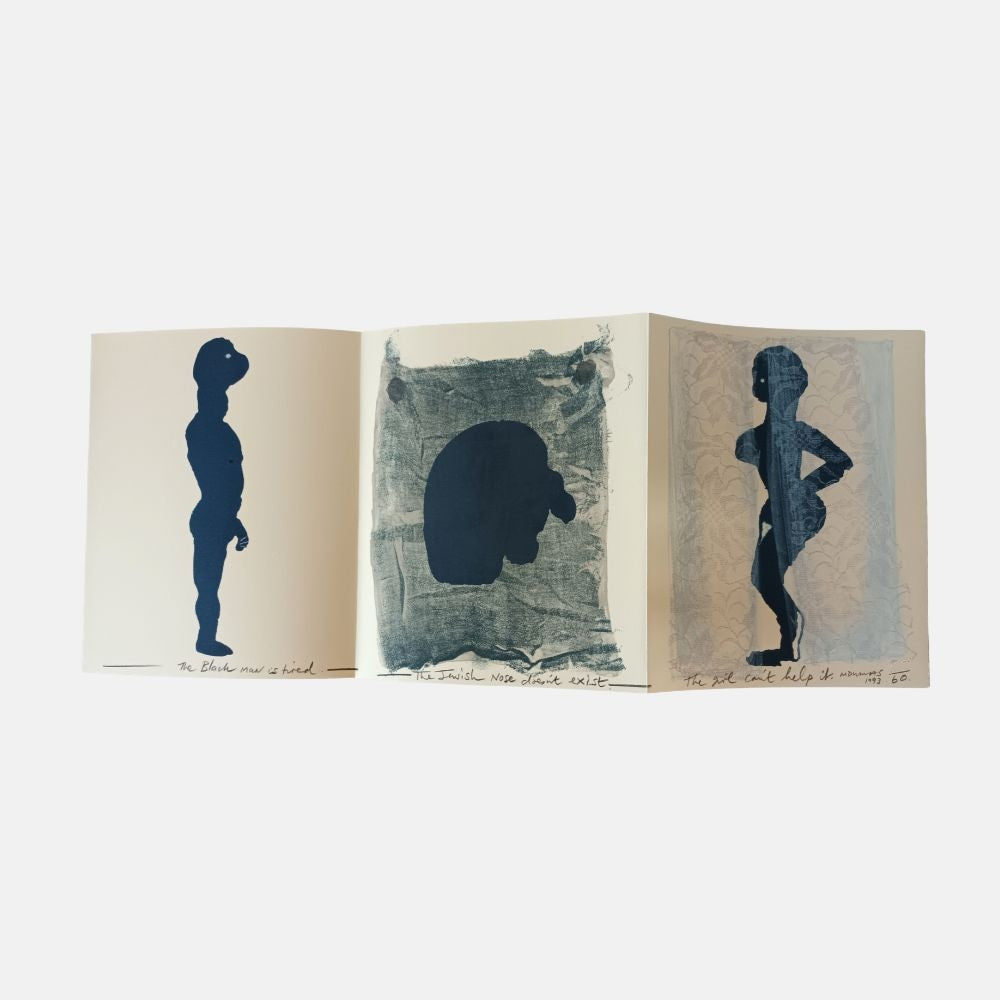 Marlene Dumas, The Black Man, the Jew, and the Girl (for Parkett 38), 1993 - Lougher Contemporary