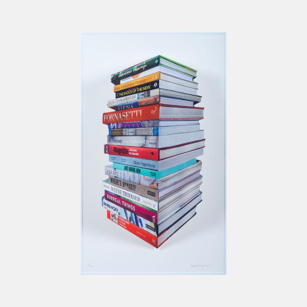 Patrick Hughes, Bookstack, 2025 For Sale | Lougher Contemporary